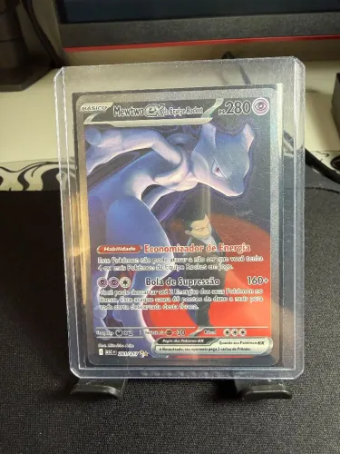 Carta Pokemon - Mewtwo ex da Equipe Rocket - Heróis Excelsos