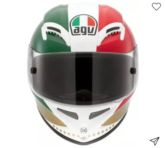 Capacete Giacomo Agostini novo número 58