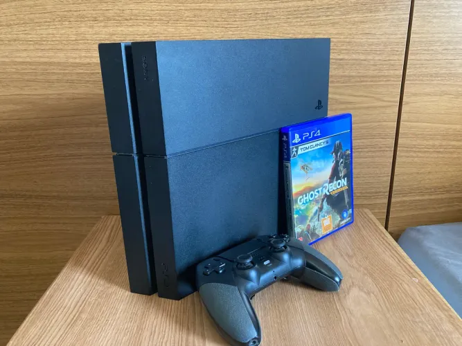 PlayStation 4 Usado - Controle T29 data Frog + Jogo (leia descrição)