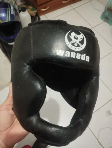 Capacete proteção boxe