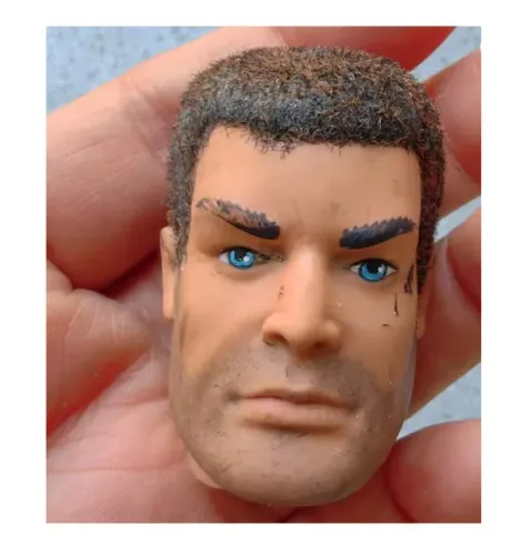 Cabeça Boneco Action Figure 1/6 Cm Falcon Gi Joe - réplica