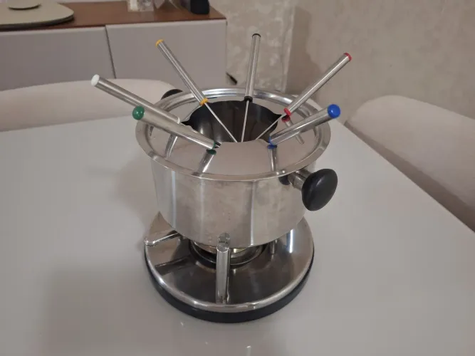 Panela fondue metal p/ 6 pessoas