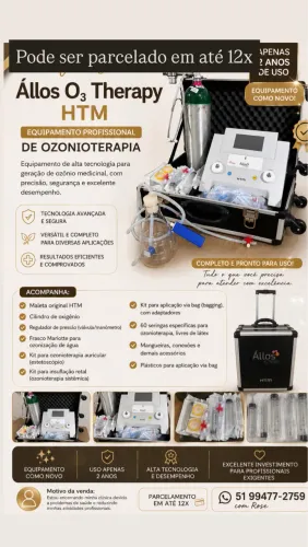 Aparelho de Ozonioterapia Allos HTM