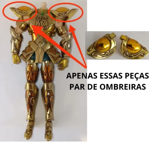 Cloth Myth Peças Ombreiras 1.0 Camus Aquário Bandai (Usado)