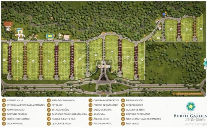 VENDO ÁGIO DE LOTE À VENDA BURITI GARDEN PRIME (ARSE 153) Palmas/TO