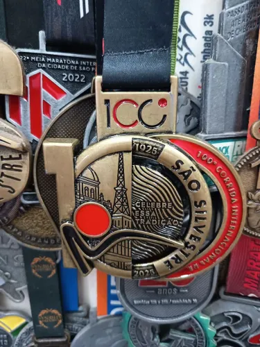 MEDALHA SÃO SILVESTRE NUMERO 100