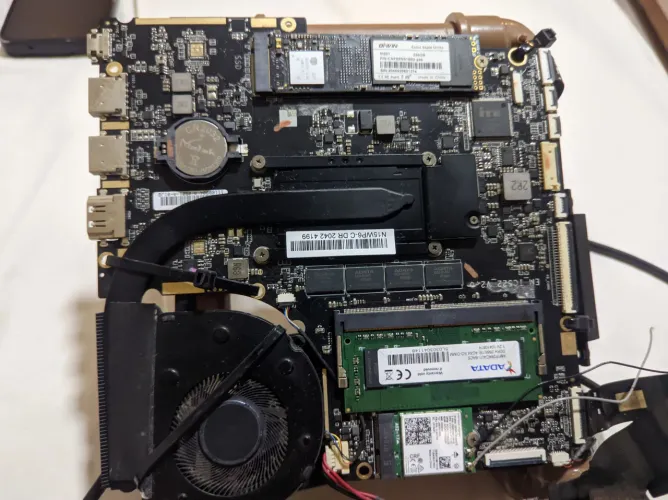 Kit Placa Mãe Vaio FE15 i5 10ª Geração + SSD NVMe + RAM + Cooler + Carregador