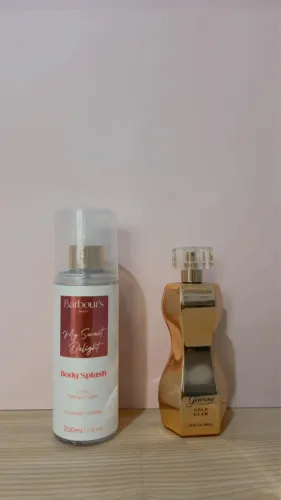 Kit Perfume Glamour Gold + Body Splash Barbour?s