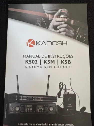 Microfone kadosh K502/K5M/K5B