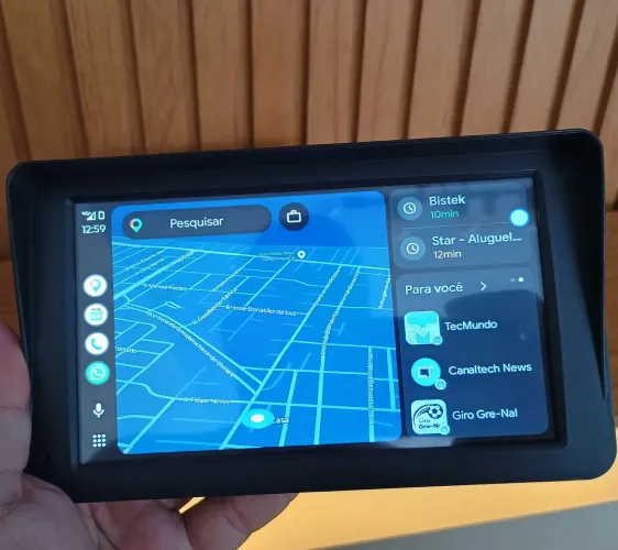 Multimídia CarPlay 7 Polegadas Portátil - NOVO