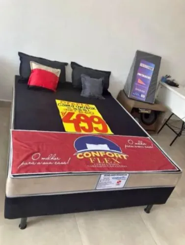 Cama Box Casal (Oferta Relâmpago) + Entrega grátis imediata 
