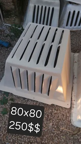 Caixa protetora para ar condicionado 80x80