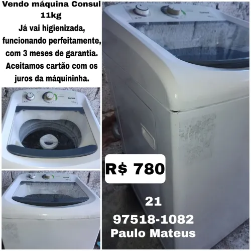 Máquina de lavar Consul 11kg