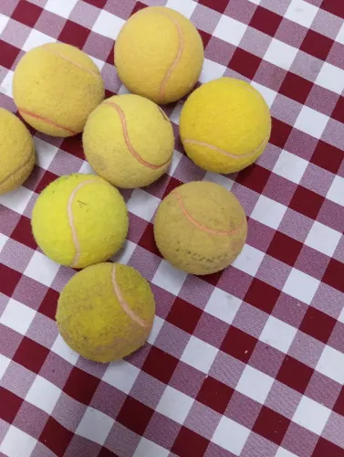 BOLAS DE TÊNIS USADAS VARIAS MARCAS 