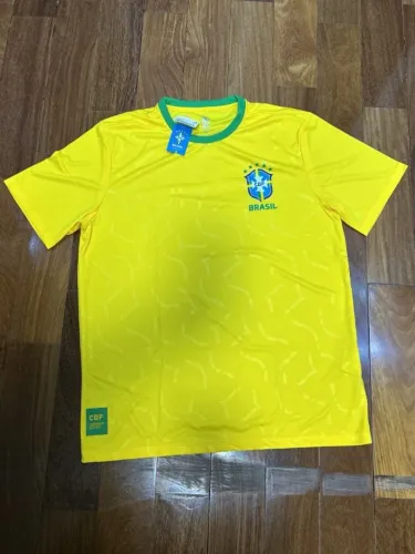 camiseta cbf brasil masculina amarela g