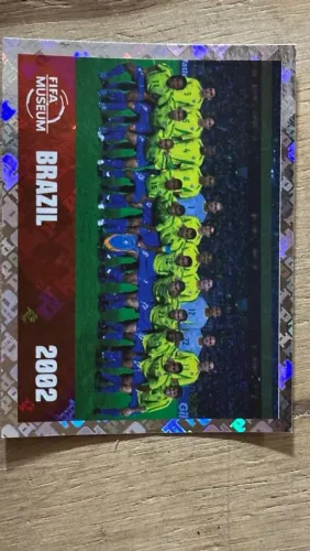 Figurinha da seleção brasileira 2002