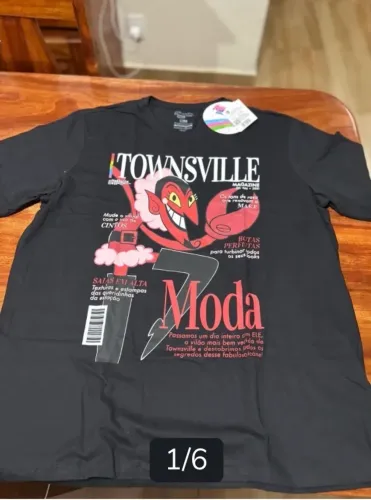 Camiseta piticas gg nova com etiqueta