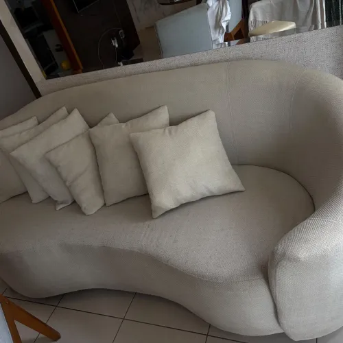 Sofá 3 lugares orgânico