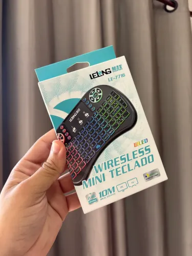 MINI TECLADO SEM FIO - FAÇO ENTREGA