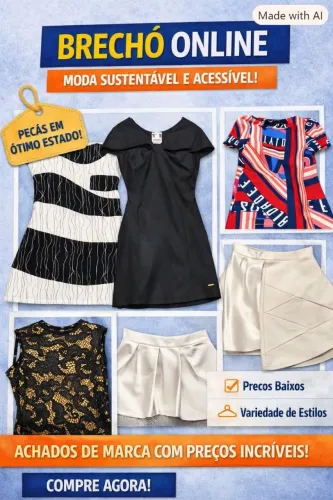 Brecho Online !! Peças apartir de R$:30,00 reais