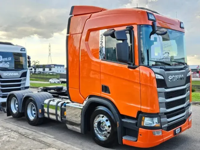 Scania R500 6x2 Ano 2021 Euro 5 Aut Retarder Histórico de manutenção na concessionária