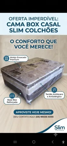 cama box. promoção