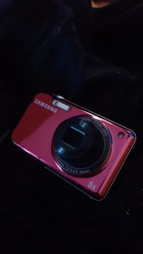 Câmera Samsung pl120 rosa