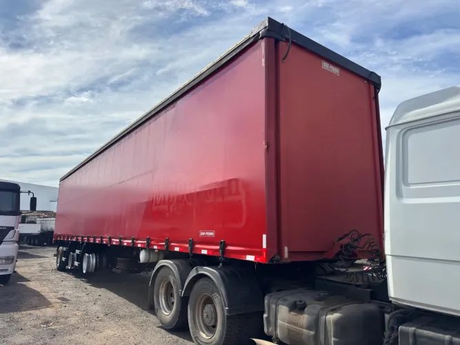CARRETA SIDER SÃO PEDRO 2022 - 30 PALETES BAÚ DE LONA SAIDER VANDERLEIA