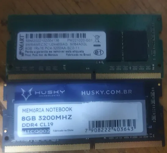 16GB (2x8GB) DDR4 3200MHz para notebook