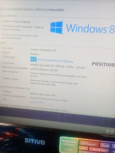 Computador ALL one semi novo 350 reais