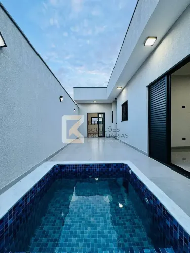Casa com piscina e suíte à venda, Jardim Bom Sucesso, Indaiatuba, SP