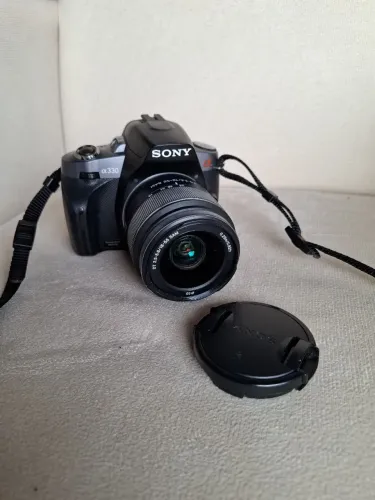 Câmera Digital DSLR Sony Alpha 330 + Lente 18-55mm + Bolsa Original - KIT COMPLETO