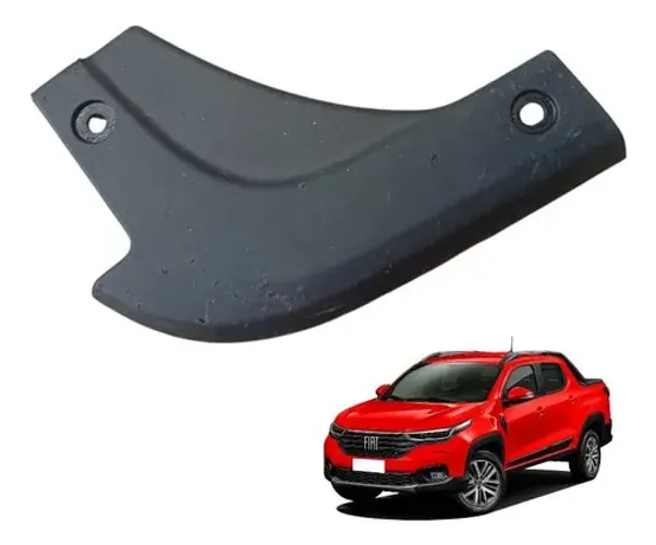 Moldura Cacamba Fiat Strada L. Direito 2021 Original Preto