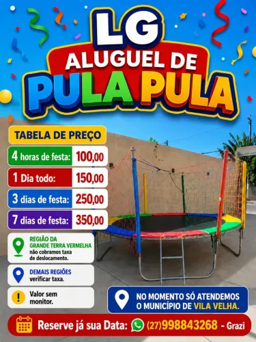 Aluguel de pula pula 
