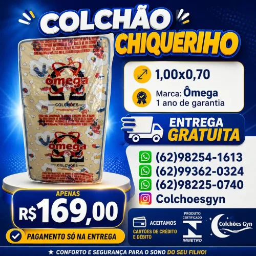 Colchão Chiqueirinho 1,00x0,70
