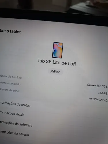 Tablet s6 lite 