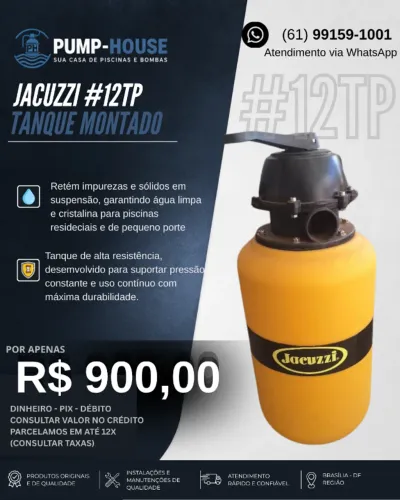 Tanque Montado Jacuzzi #12TP