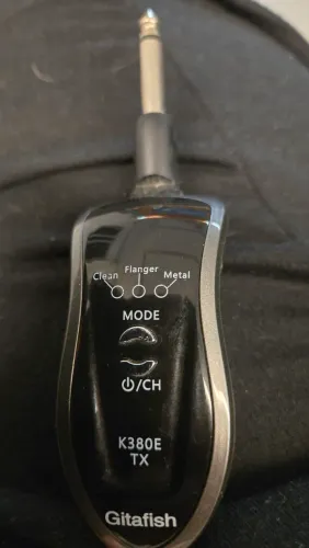 Gitafish transmissor e receptor sem fio para guitarra