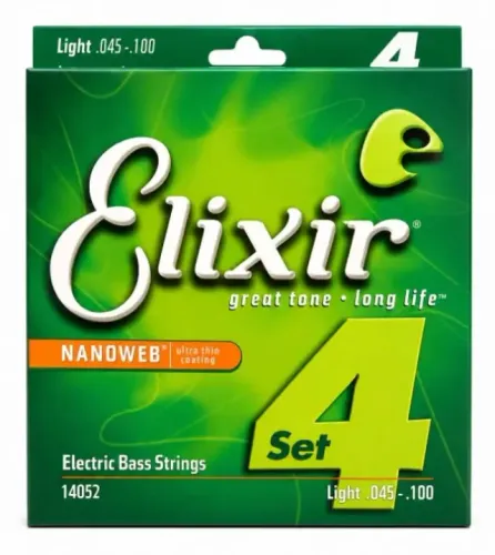 ENCORDOAMENTO ELIXIR BAIXO 4 CORDAS 45/100 LIGHT