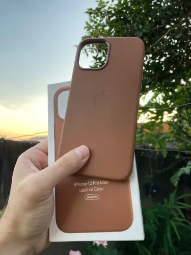 Case Couro iPhone 12 Pro Max Original