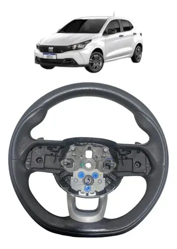 Volante C/ Comandos Borboleta Fiat Argo/cronos 1.8 2020 Cinza