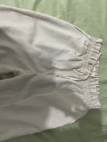 Calça de linho feminina