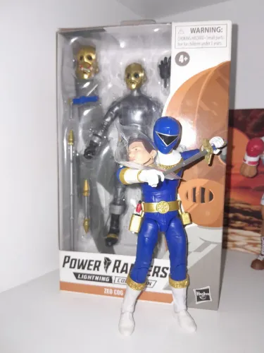 Power Rangers Zeo Azul + Cog Lightning Collection