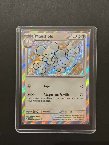 Maushold - 210/091 - Destinos de Paldea - Ilustração Rara