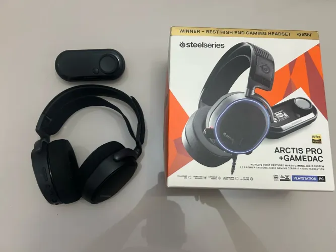 Headset Gamer SteelSeries Arctis Pro + GameDAC Hi-Res