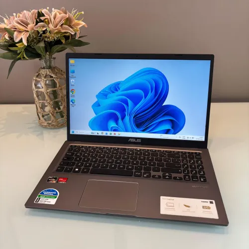 Notebook Asus Ryzen 5 8GB RAM SSD NVMe Windows 11 Bateria Ótima