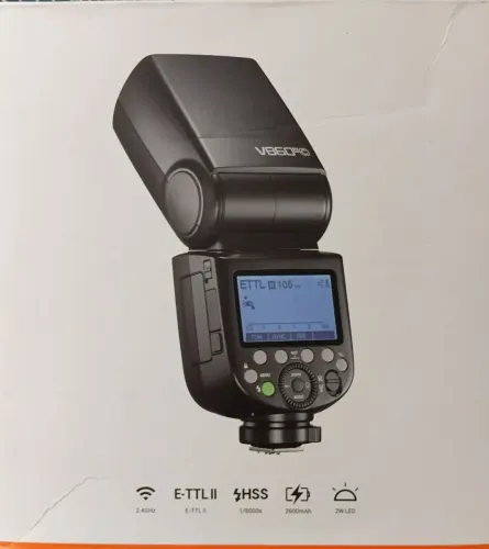 Flash Godox V860III + Radio X Pro S Ii e acessorios