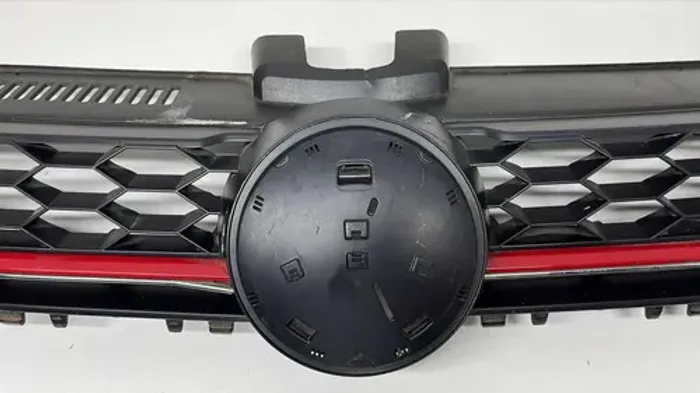 Grade Frontal Volkswagem Golf Gti 2014 2017 5g0853653 Preto Brilhante
