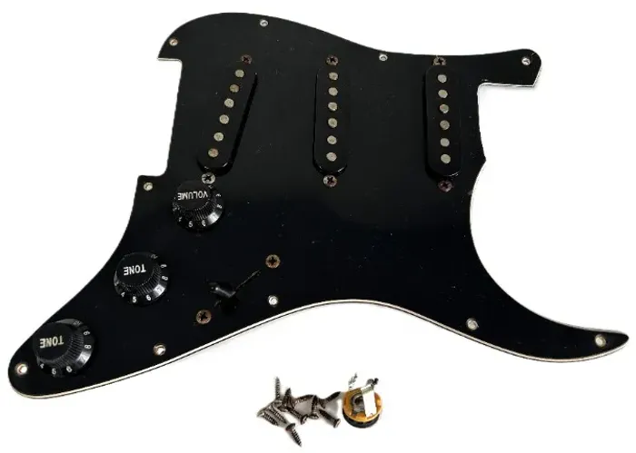 Escudo de captação de guitarra elétrica Tagima Stratocaster Vintage feito no Brasil