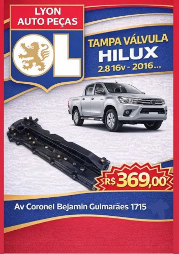 Tampa Valvula Hilux 2.8 16 Válvulas 